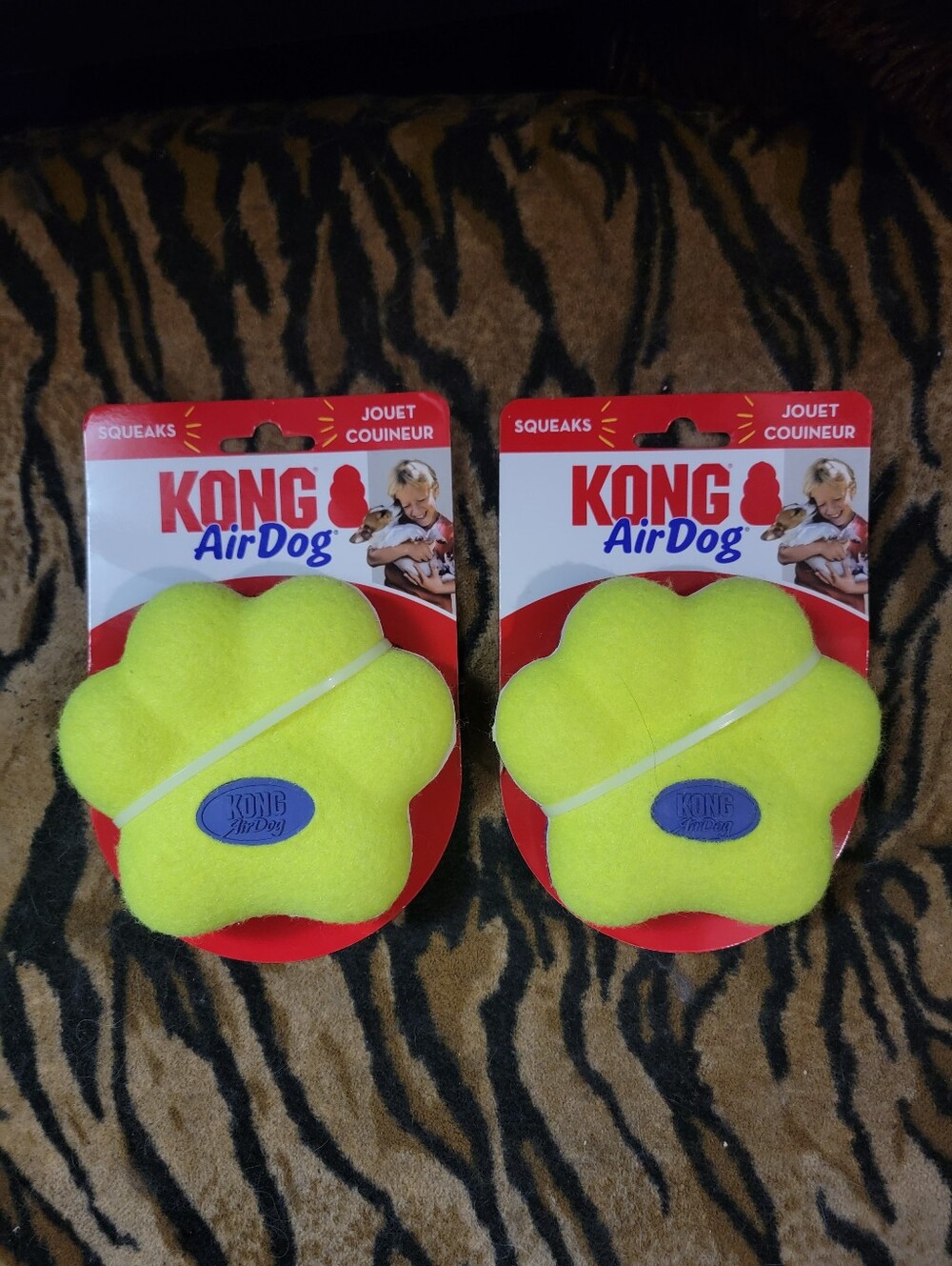 Kong Dog Paw 2 Toy Pack W Squeak Sz Large Ea.
